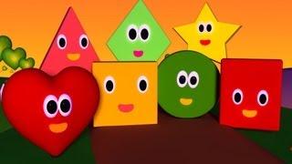 The Shapes Song | Nursery Rhymes | Nursery Rhymes With Lyrics