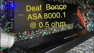 New Deaf Bonce ASA.8000.1 @ half ohm 15.8v unboxing, demos, review