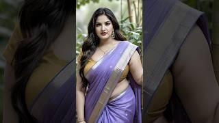 [4K] Ai Art Indian Lookbook | Hot Saree Fashion | Ai Lookbook Model