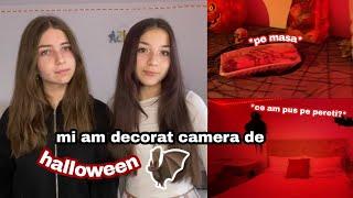 îmi decorez camera de halloween 