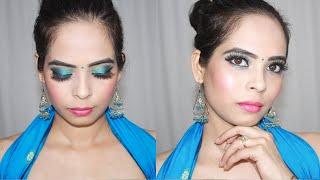 Indian Wedding Guest Makeup | Peacock Makeup Tutorial for Party | Sonali Saxena |