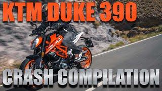 KTM Duke 390 - CRASH COMPILATION [4K]