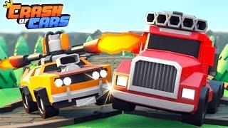 Crash of Cars #3 Новая тачка РАКЕТОНОСИТЕЛЬ Мультяшная игра для детей Гонки на БОЕВЫХ МАШИНКАХ