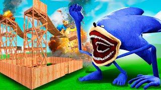 Can SHIN SONIC break into my FORT?! (Garry's Mod Sandbox)