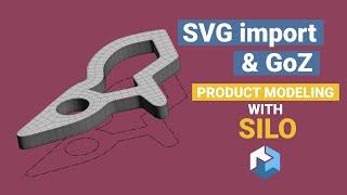 Product Subdivision Modeling #11: SVG Import & Go to ZBrush in Silo 3D