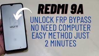 Redmi 9 9a 9c Frp Bypass Not Work Any Tool Fix All Problem Just 2 Minutes Unlock Frp Without Pc