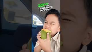 Kelucuan Farel Prayoga makan mangga sama kulit #farelprayoga