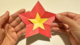 How to Make a Five-Pointed Star with Paper | Easy DIY Star Tutorial