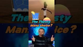 Thirsty Man's Choice, Will You Believe? #desert #drinkingwater #sourceoflife