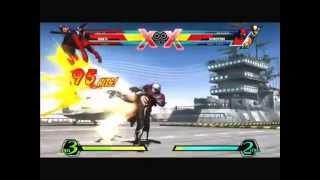 ULTIMATE MARVEL VS CAPCOM 3 Dante infinity Combo. player:isedelica.