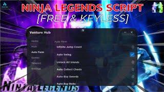 NEW NINJA LEGENDS SCRIPT | KEYLESS | [ OP + AUTO FARM + AUTO RANK]