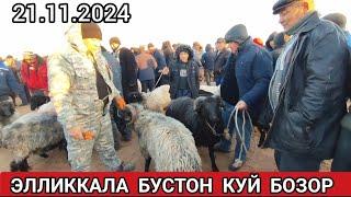 21 ноября 2024 ЭЛЛИККАЛА БУСТОН КУЙ БОЗОР НАРХЛАР УЗГАРДИ