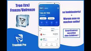 Tron (trx) freezen + WIE und Warum friert man Tron ein? + Tron einfrieren + Gebühren sparen!