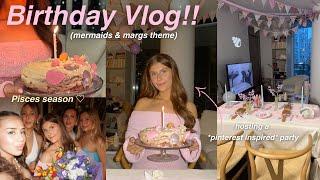 BIRTHDAY VLOG ‎‧₊˚ hosting a pinterest inspired party, grwm, friends, pilates etc