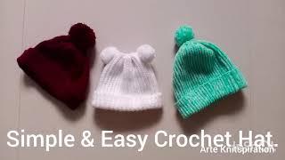 Simple & Easy Crochet Hat