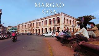 1 Hour Goa Walk in Margao City - Markets and Residential Areas | India 4K ASMR Binaural City Sounds