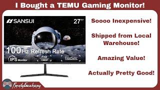 I Bought a Gaming Monitor from TEMU?!?  How Good/Bad is it?