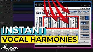 Instant Vocal Harmonies: How to Use Harmony Engine in Logic Pro X