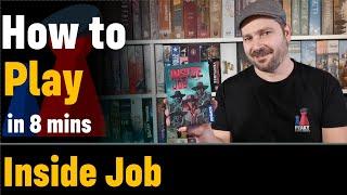 How to play Inside Job - Full teach + Visuals - Peaky Boardgamer