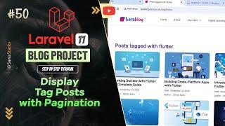 #50. Display Tag Posts Like a PRO with Pagination | Laravel 11 Blog Project