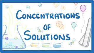 GCSE Chemistry - How to Calculate Concentration in grams per decimetre cubed