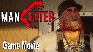 Maneater - Game Movie All Cutscenes [HD 1080P]