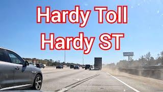 Houston Texas driving Hardy Toll / Hardy St