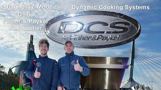 How to Enter Service Mode on a DCS by Fisher & Paykel Dishwasher Diagnostic Mode Appliance Fix Lab