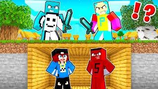 MANHUNT ama HİLE İLE TROLLÜYORUM !! - Minecraft