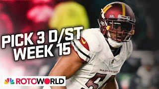 Commanders, Texans, Eagles lead Defense (D/ST) Start Em/Sit Em for Week 15 | Rotoworld | NFL on NBC