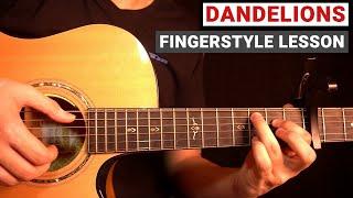 Dandelions - Ruth B | Fingerstyle Guitar Lesson (Tutorial) How to Play