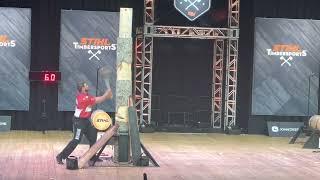 My cuts in Semi-Finals Pool A for the Stihl Timbersports Series Championships