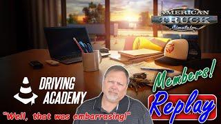 Driving Academy in American Truck Simulator 1.52 Members Stream Replay