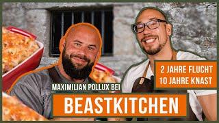 2 Jahre FLUCHT, 10 Jahre HAFT | Maximilian Pollux & Sharo45 backen PROTEIN-AUFLAUF | BeastKitchen