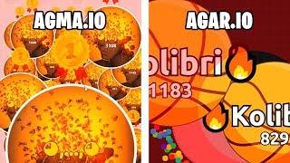 AGMA.IO VS AGAR.IO - BATTLE ROYALE GAMEPLAY