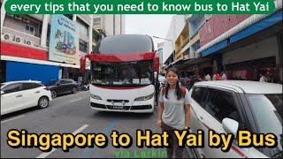 How to take bus from Singapore to Hat Yai, Thailand!