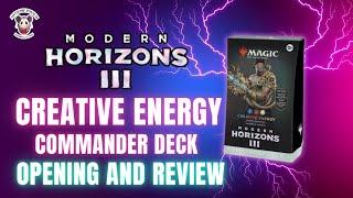 Let’s use our “Creative Energy”. MTG Modern Horizons 3 Commander Deck Unboxing