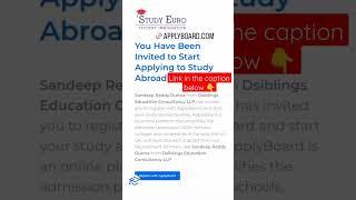 https://www.applyboard.com/partners/438166/invite-student #studyabroad 