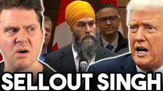 Jagmeet BACKSTABS Canada, Will VOTE to Support Liberals AGAIN! + Trump SLAMS 250% Tariffs on Dairy