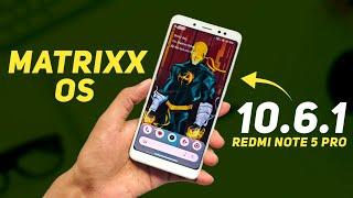 Matrixx OS 10.6.1 Official For Redmi Note 5 Pro | Android 14 | Depth Wallpaper & More Features