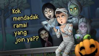 Akibat Main Game Pas Malam Halloween | Kartun Lucu, Kartun Hantu, Animasi Horor #HORORKOMEDI