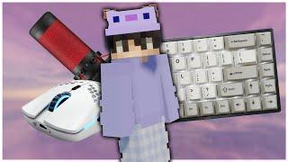 [SLEEPY] Keyboard + Mouse Sounds | Hypixel Bedwars ASMR (Clutched)