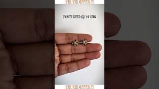 MRP - ₹21,500  OFFER PRICE - ₹20,200 Fancy Stud  WT : 1.9gms  Purity : 916