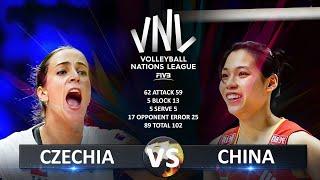 Czechia vs China | Women's VNL 2025