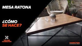 Paso a Paso: Cómo hacer una Mesa Ratona para Living Moderna | #TallerHamilton #ManosALaObra 