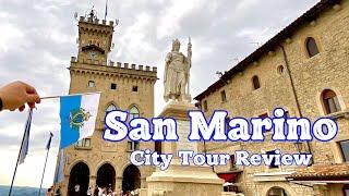 San Marino. Ultimate City Walking Tour and Travel Guide. 4K HDR 60fps.