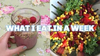 WHAT I EAT IN A WEEK: in quarantine | realistic meals and snacks