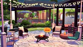 Super Cozy House with Outdoor Patio | Stop Motion | THE SIMS 4