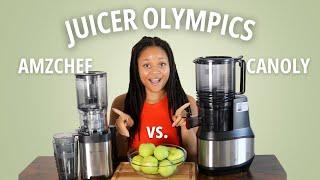 Juicer Olympics  | Canoly JE-24 vs AMZCHEF 5.3 – Which Performs Better?