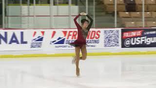 Ariana Lee | Senior Women Short Program | 2025 Pacific Coast Sectional Singles Final